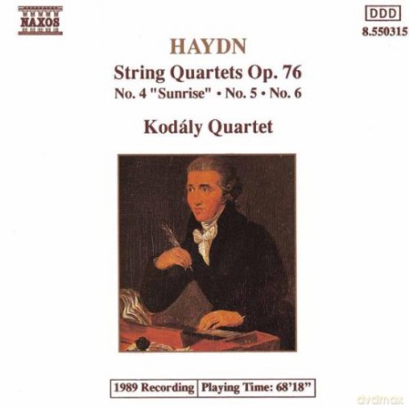 J. Haydn: Haydn: String Quartets, Op. 76, No. 4 "Sunrise", No. 5, No. 6 [CD]