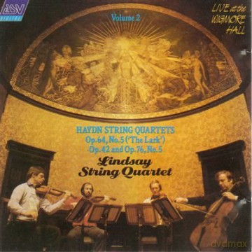 Lindsay Quartet: Haydn: String Quartets, Vol.2: Live At The Wigmore Hall [CD]