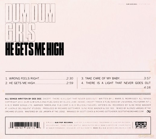Dum Dum Girls: He Gets Me High [CD]