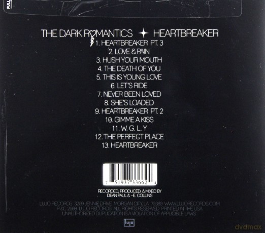 Dark Romantics: Heartbreaker [CD]