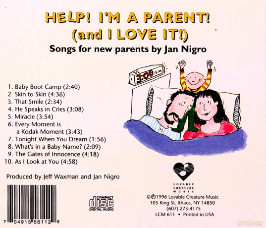 Jan Nigro: Help! I'M A Parent! [CD]
