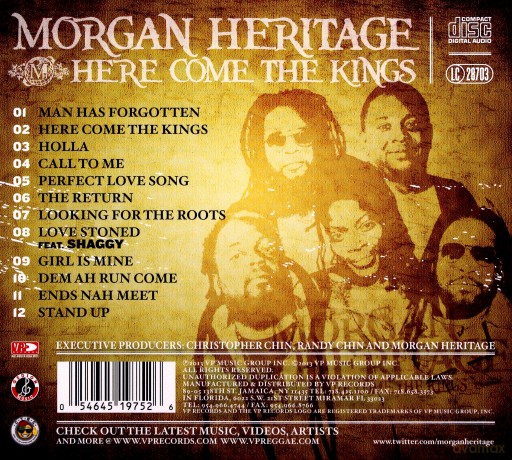 Morgan Heritage: Here Come the Kings [CD]