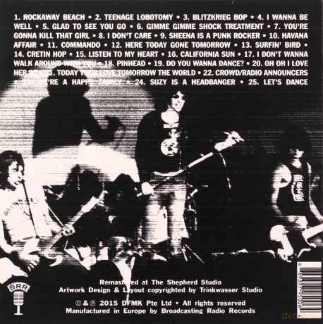 Ramones: Here Today Gone Tomorrow: Live at the Old Waldorf, San Francisco, January 31, 1978 [CD]