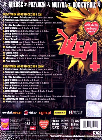 Dżem: Przystanek Woodstock 2003 (digipack) [CD]+[DVD]