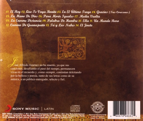 Jose Alfredo Jimenez: Historia Del Rey [CD]