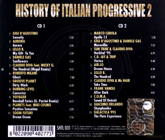 History Of Italian Progressive 2 [2CD]