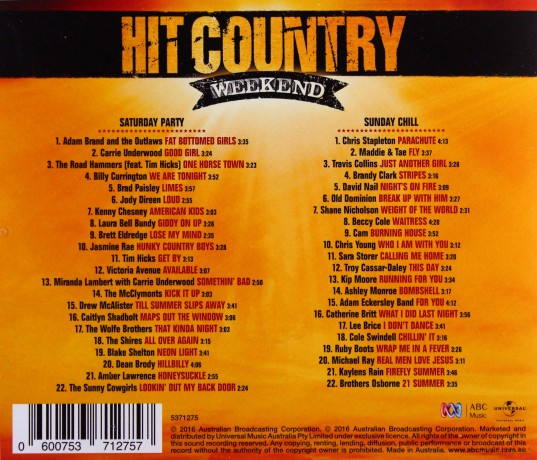 Hit Country Weekend [2CD]