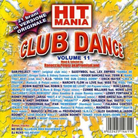 Vari-Hit Mania Club: Hit Mania Club Dance 11 [CD]