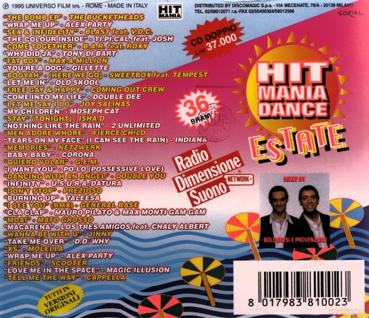 Hit Mania Dance Estate [2CD]