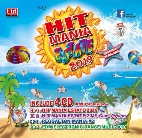 Hit Mania Estate 2019 (4 Cd+Rivista) [CD]