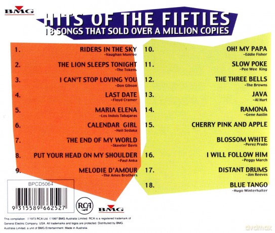 Hits of the Fifties [CD]