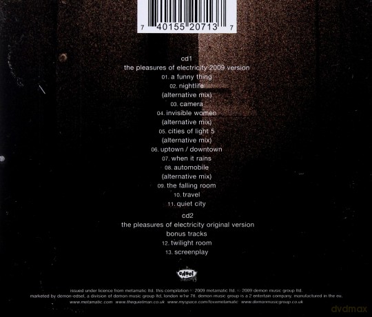 John Foxx &  Louis Gordon: The Pleasures Of Electricity [2CD]