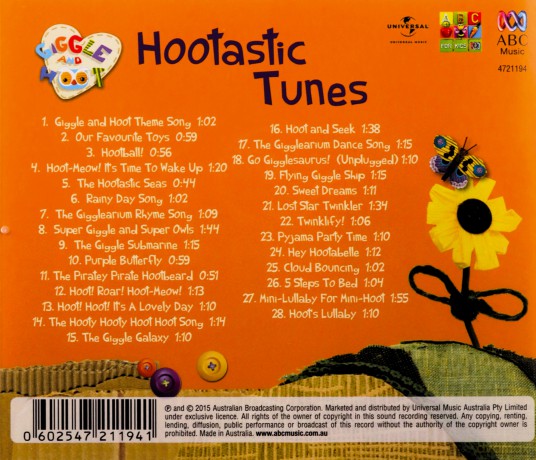 Hootastic Tunes [CD]