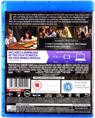 Ouija: Origin of Evil (Narodziny zła) [Blu-Ray]