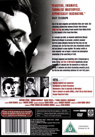 Last Year in Marienbad (Zeszłego roku w Marienbadzie) [DVD]