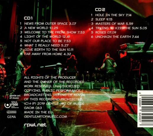 RPWL: Live From Outer Space (digipack) [2CD]