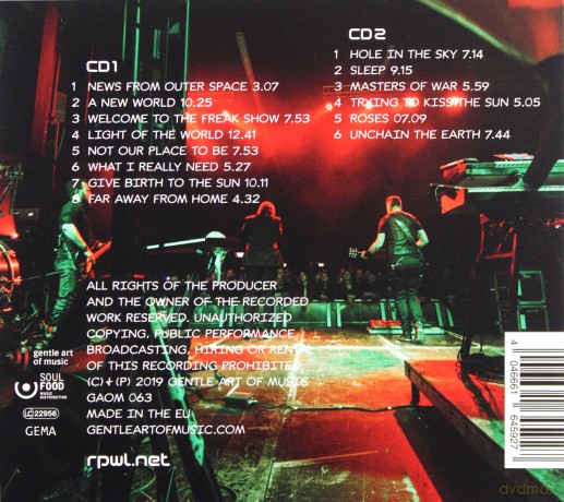 RPWL: Live From Outer Space (digipack) [2CD]