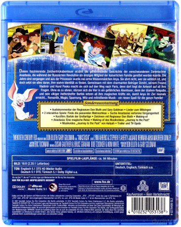 Anastazja [Blu-Ray]