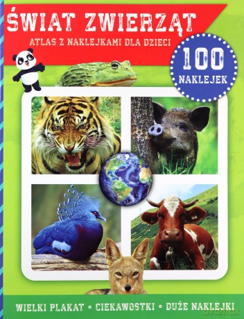 100 naklejek. Świat zwierząt [KSIĄŻKA]