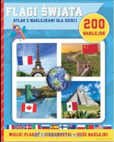 200 naklejek. Flagi świata [KSIĄŻKA]