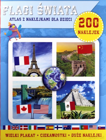 200 naklejek. Flagi świata [KSIĄŻKA]