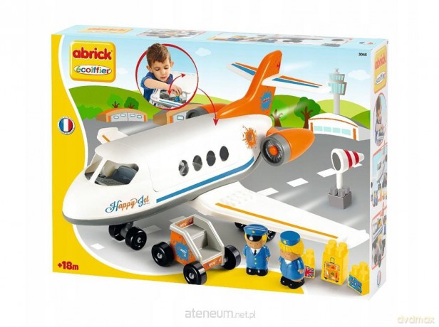 Abrick Samolot z figurkami Happy Jet [KLOCKI]