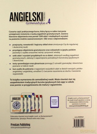 Angielski w tłumaczeniach. Gramatyka 4 [KSIĄŻKA]