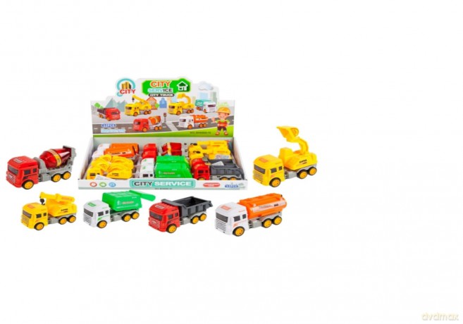 Auto ciężarowe 12 cm mix
