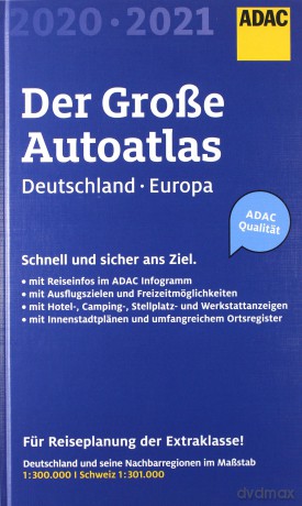 AutoAtlas ADAC. Deutschland, Europa 2020/2021 [KSIĄŻKA]