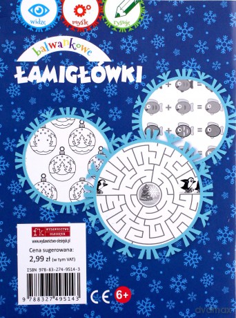 Bałwankowe łamigłówki - Anna Wiśniewska [KSIĄŻKA]