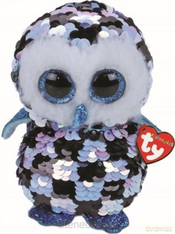 Beanie Boos Topper - Cekinowa Sowa 15 cm