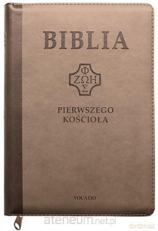 Biblia pierwszego Kościoła z paginat. brązowa [KSIĄŻKA]
