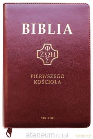 Biblia pierwszego Kościoła z paginat. burgundowa [KSIĄŻKA]
