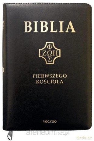 Biblia pierwszego Kościoła z paginat. czarna [KSIĄŻKA]