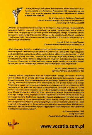 Biblia pierwszego Kościoła z paginat. jasnozielona [KSIĄŻKA]