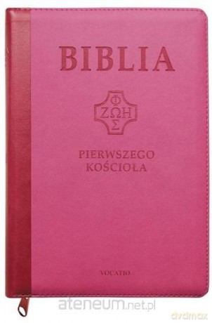 Biblia pierwszego Kościoła z paginat. różowa [KSIĄŻKA]