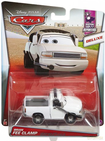 Cars. Pojazd Deluxe duży Brian Fee Clamp