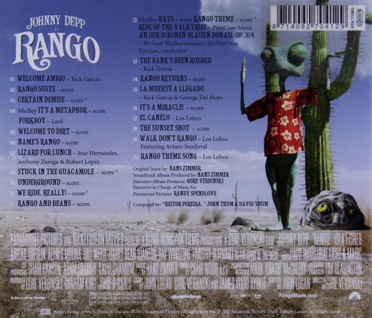Rango soundtrack [CD]