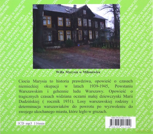 Ciocia Marysia. Historia prawdziwa 1939-1945 - Lech Mirgos [AUDIOBOOK]
