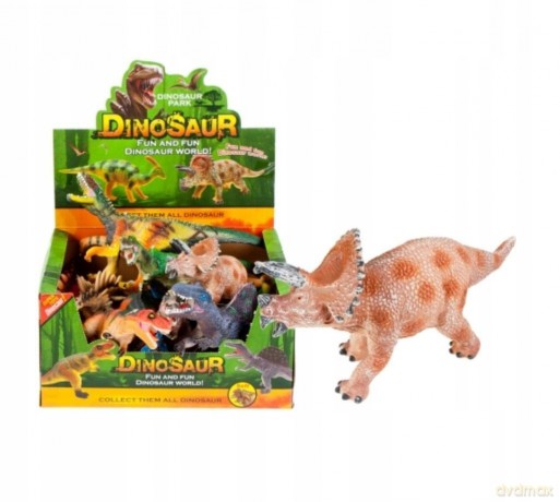 Dinozaur gumowy 31 cm mix [FIGURKA]