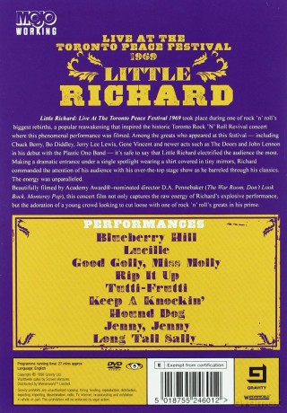 Richard Little: Live At The Toronto Peace Festival 1969 [DVD]