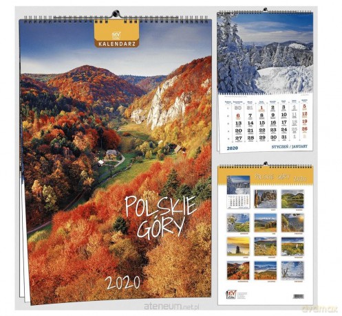 Kalendarz 2020 13 Plansz B3 - Pl góry [KALENDARZ]