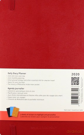 Kalendarz 2020 dzienny 12MLScarlet red [KALENDARZ]