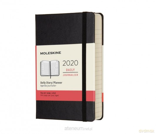 Kalendarz 2020 dzienny 12MPczarny [KALENDARZ]