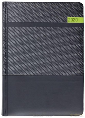 Kalendarz 2020 Książkowy A5 dzienny Stella Grafit [KALENDARZ]