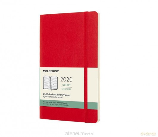 Kalendarz 2020 tyg. 12ML mo. Scarlet red horyzont. [KALENDARZ]
