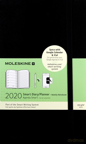 Kalendarz 2020 tyg. 12ML Smart Planner czarny [KALENDARZ]