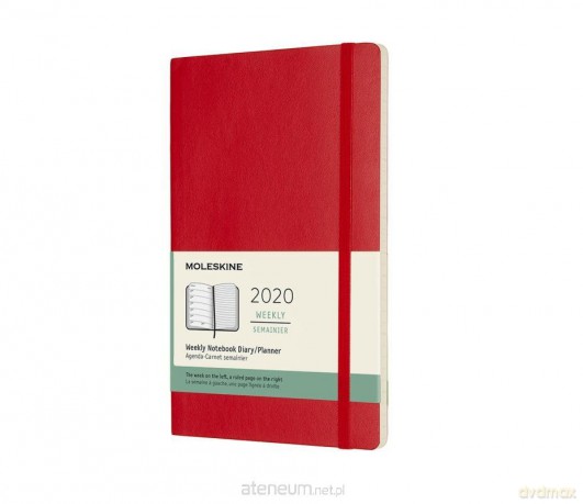 Kalendarz 2020 tygodniowy 12ML mo. Scarlet red [KALENDARZ]