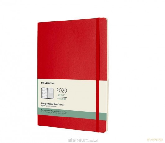 Kalendarz 2020 tygodniowy 12MXL mo. Scarlet red [KALENDARZ]