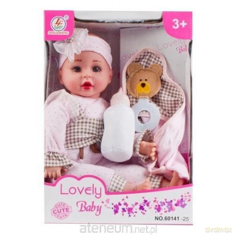 Lalka 40 cm bobas z akcesoriami